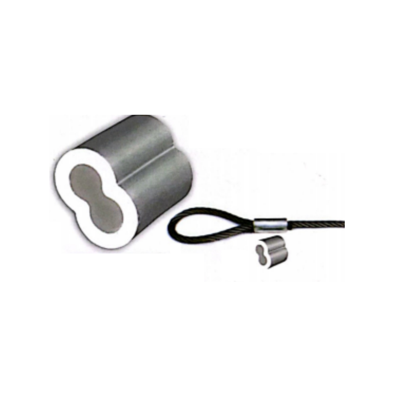 Funda de reloj de arena de aluminio SAFETYLIFT de alta precisión para cable metálico