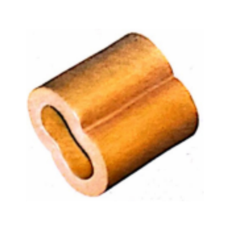 Manguitos de cobre American Hourglass para empalmar y engarzar cables metálicos