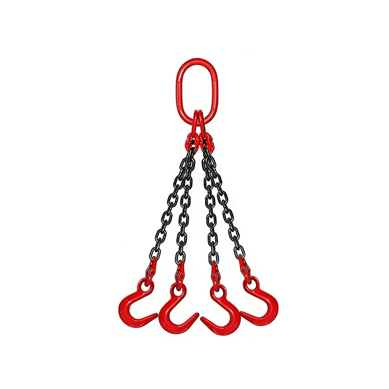 Eslinga de cadena para piernas con ganchos abiertos forjados (QOF)